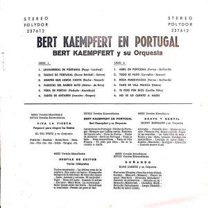 Bert Kaempfert En Portugal