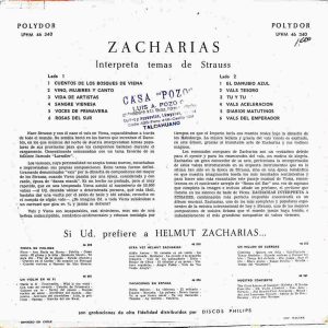 Zacharias interpreta a Strauss (Strauss Waltzes)