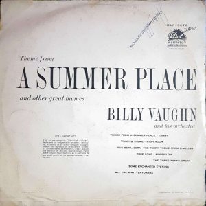 Theme From A Summer Place