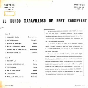 El Mundo Maravilloso de Bert Kaempfert