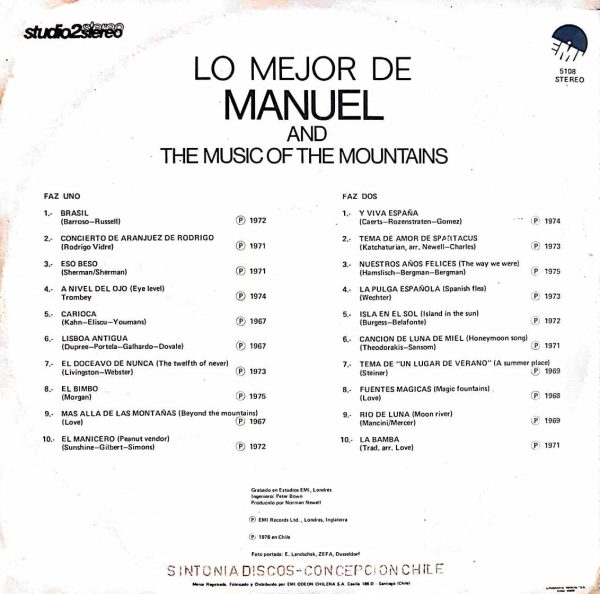 The Very Best Of Manuel - Imagen 2