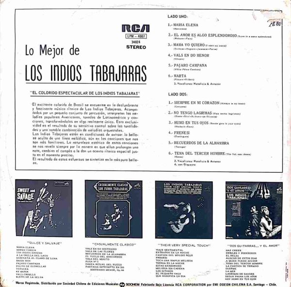 Lo Mejor de Los Indios Tabajaras - Imagen 2