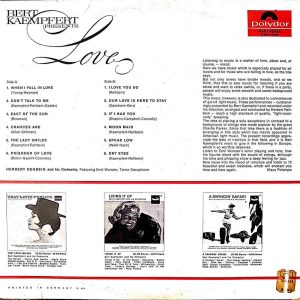 Bert Kaempfert Presents Love